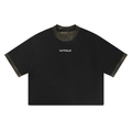 Unisex Essential Washed Boxy Panel T-Shirt